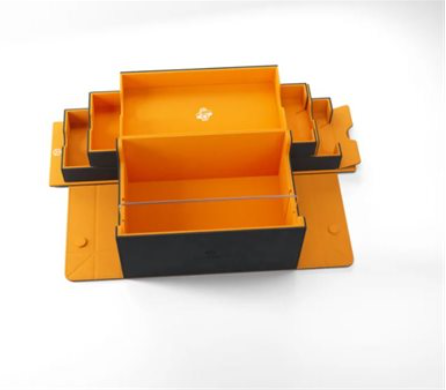 Deck Box: Games' Lair Black/Orange (600ct)