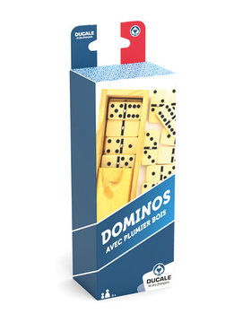 Domino Classique - Avec Plumier en Bois