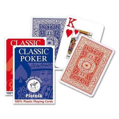 Cartes de Poker 100% Plastique