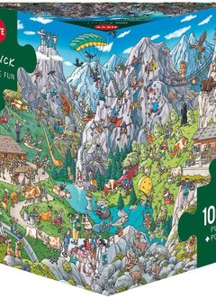 Puzzle: Alpine Fun - Tanck (1000pcs)