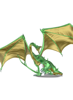 D&D Icons of the Realms: Adult Emerald Dragon