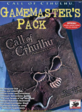 Call of Cthulhu: Gamemaster's Pack  (1999) ***ENDOMMAGÉ***