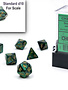 20415: Mini Scarab 7-Die Set Jade/Gold