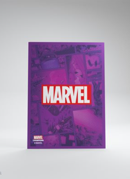 Sleeves: Marvel Champions Marvel Logo Purple (50+1)