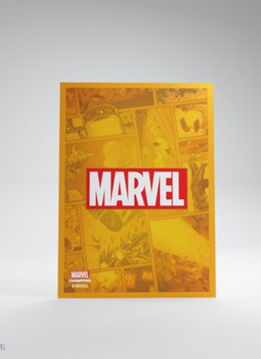 Sleeves: Marvel Champions Marvel Logo Orange (50+1)