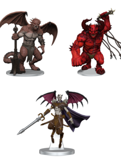 D&D Icons of the Realms Mini: Archdevils: Hutijin, Moloch, Titivilus