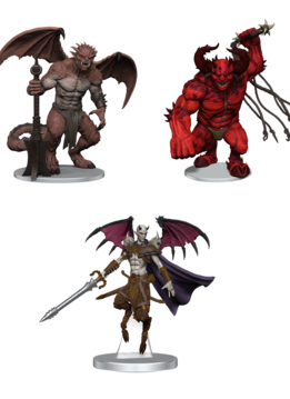 D&D Icons of the Realms Mini: Archdevils: Hutijin, Moloch, Titivilus