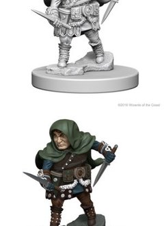 Halfling Male Rogue D&D Unpainted Minis