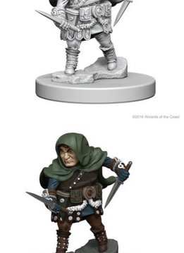 Halfling Male Rogue D&D Unpainted Minis