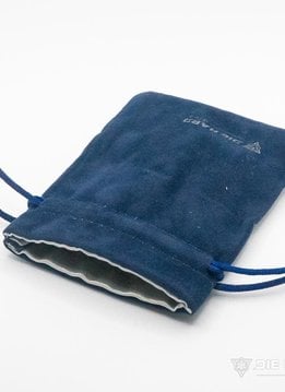 Satin Lined Velvet Bag: Small Navy Blue
