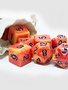Humblewood Accessories: Alderheart Ember Dice w/ Pouch