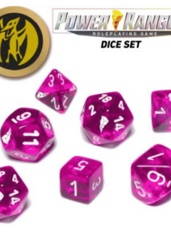 Power Ranger RPG Dice Set: Pink