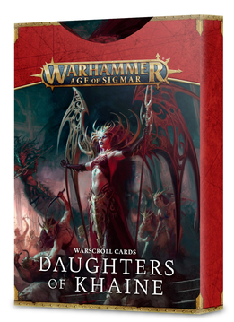 Warscroll Cards: Daughters Of Khaine (FR)