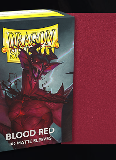 Dragon Shield Sleeves: Matte Blood Red (100ct)
