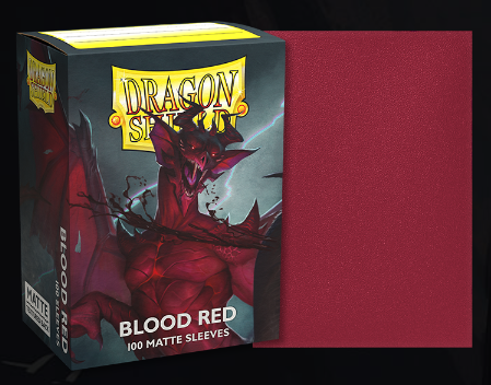 Dragon Shield Sleeves: Matte Blood Red (100ct)