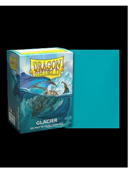 Dragon Shield: Matte Sleeves DUAL Glacier (100) Blue