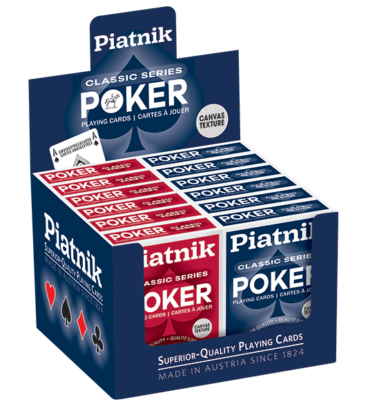 Jeux de cartes Piatnik: Poker Classique (Rouge)