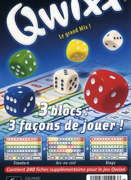 Qwixx Recharge: Le grand Mix (Block 240 fiches)