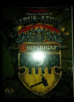Advanced Dnd: Player's Secrets of Baruk-Azhik Birthright (Scellé)