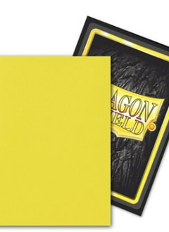 Sleeves: Dragon Shield Matte Japanese DUAL Lightning (60) (Yellow)