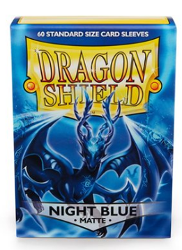 Dragon Shield Matte Night Blue Sleeves (60)