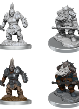 DnD Unpainted Mini WV18: Duergar Fighters