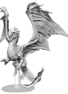 DnD Icons: Unpainted Adult Bronze Dragon