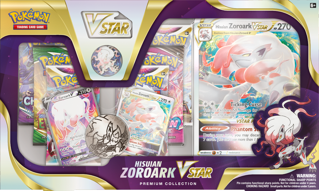 Pokemon Hisuian Zoroark Vstar Premium Collection