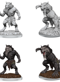 Dnd Unpainted Mini Wave 3: Fey Werewolves