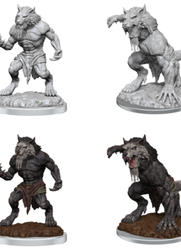 Dnd Unpainted Mini Wave 3: Fey Werewolves