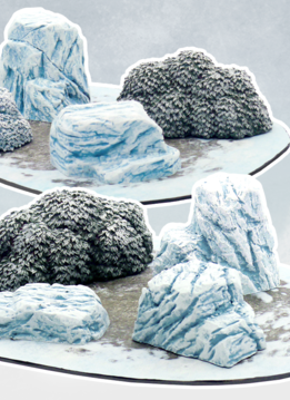 Monster Scenery: Snowy Ice Fields