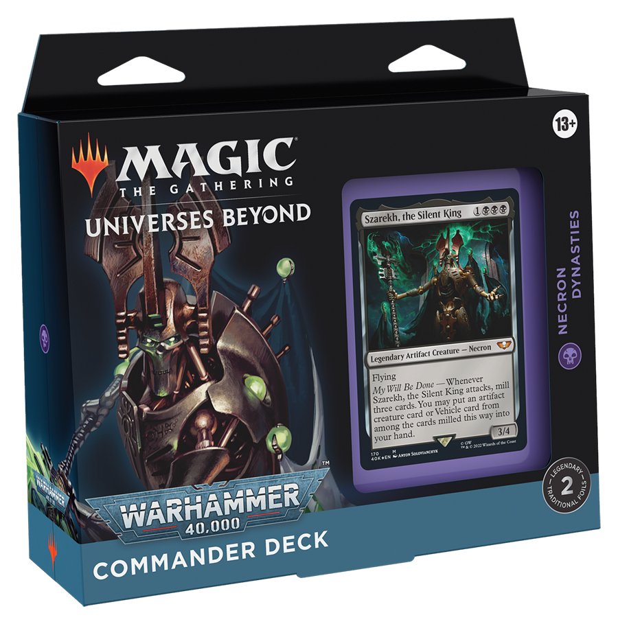 Mtg warhammer 40k commander necron dynasties le griffon
