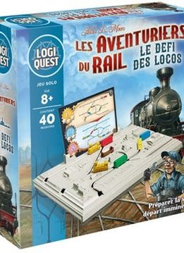 LOGIQUEST - Les aventuriers du rail - Le défi des Locos (FR) **ENDOMMAGÉ 25%**