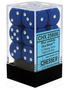 25606 Dice: Opaque 12D6 Blue/White