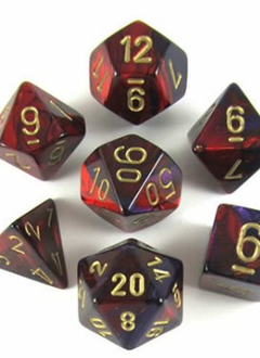26426 Gemini 7-Die Set Purple-Red/Gold