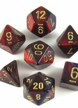 26426 Purple-Red w/gold 7-Die Set