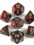26426 Gemini 7-Die Set Purple-Red/Gold