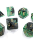 26439 Gemini 7-Die Set Black-Green/Gold