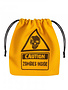 Sac à dés en jaune et noir zombie