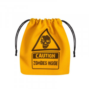 Q Workshop Sac à Dés Zombie Q-Workshop - Jaune/Noir - Moyen Dés