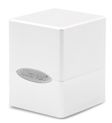 Deck Box: Satin Cube Arctic White