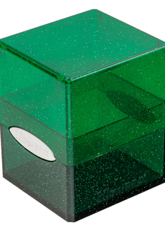 UP Deck Box: Satin Cube - Glitter Green