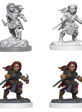D&D NMM Unpainted: Wave 20: Halfling Rogue Female