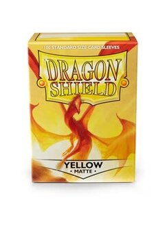Dragon Shield: Matte Yellow (100ct)