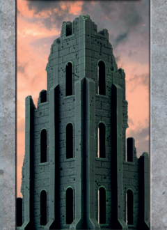 Gothic Battlefields: Large Corner Ruin - Malachite