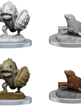 Dnd Unpainted Mini: Wave 20 - Locathah and Seal