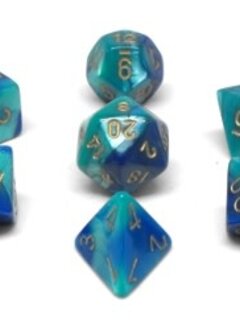26459 Gemini 7-Die Set Blue-Teal/Gold