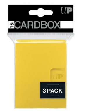UP Card Box 3-Pack: Yellow (15 cartes)