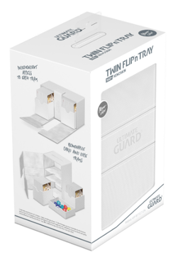 UG Deck Case: Twin Flip N Tray Monoclor White 160+