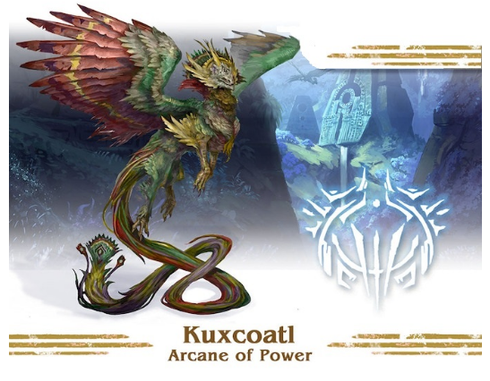 Figurine: Great Wyrms of Drakka- Dragon Kuxcoatl